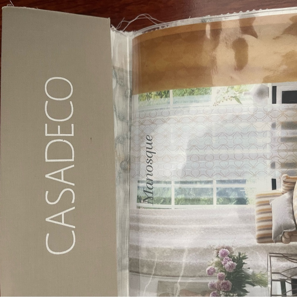 Casadeco Mano 8163 Sample Fabric | 3 Yards | Designer Upholstery/Fabric Sample | - Picture 10 of 10